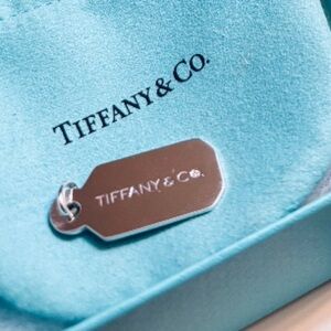 Tiffany & Co. Tag Charm with Diamond